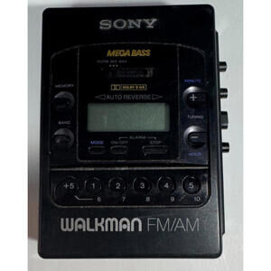 Sony Walkman Cassette Player With AM/FM Radio WM-F2085 - For Parts Or Repair